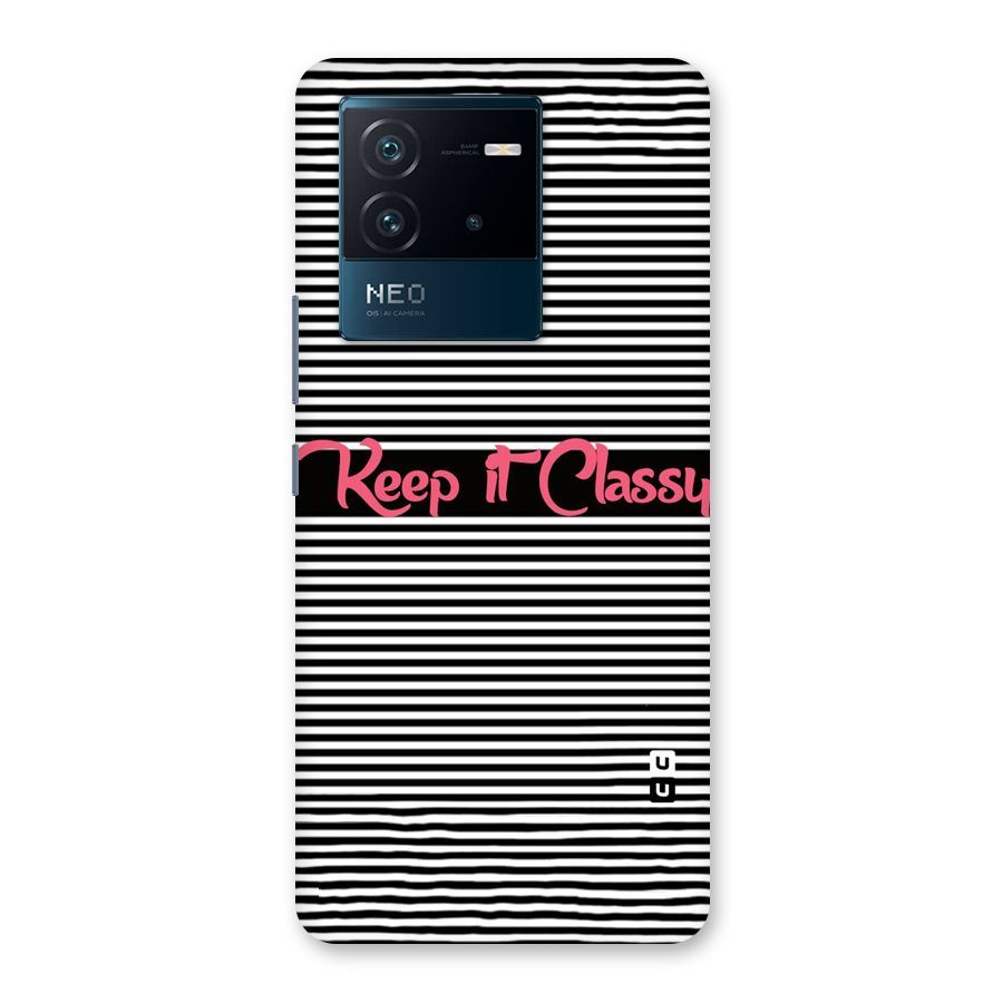 Keep It Classy Back Case for Vivo iQOO Neo 6 5G
