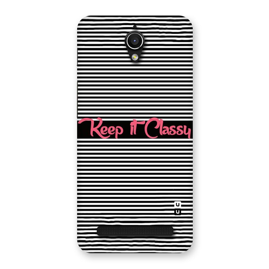 Keep It Classy Back Case for Zenfone Go