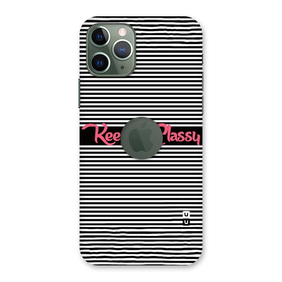 Keep It Classy Back Case for iPhone 11 Pro Logo  Cut