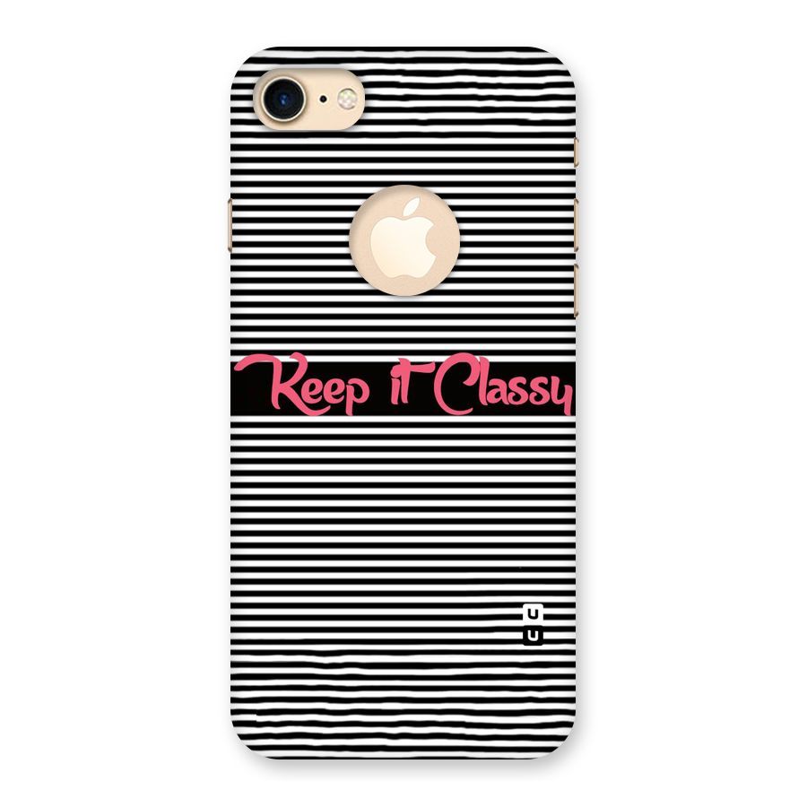 Keep It Classy Back Case for iPhone 7 Logo Cut
