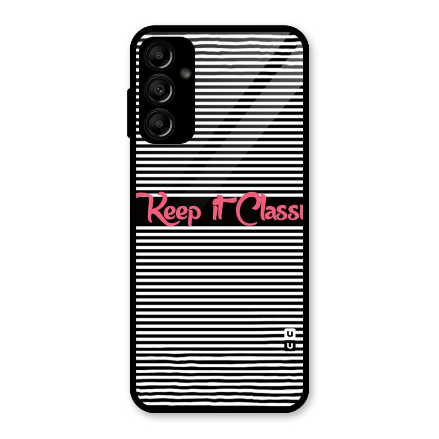 Keep It Classy Glass Back Case for Galaxy A14 5G