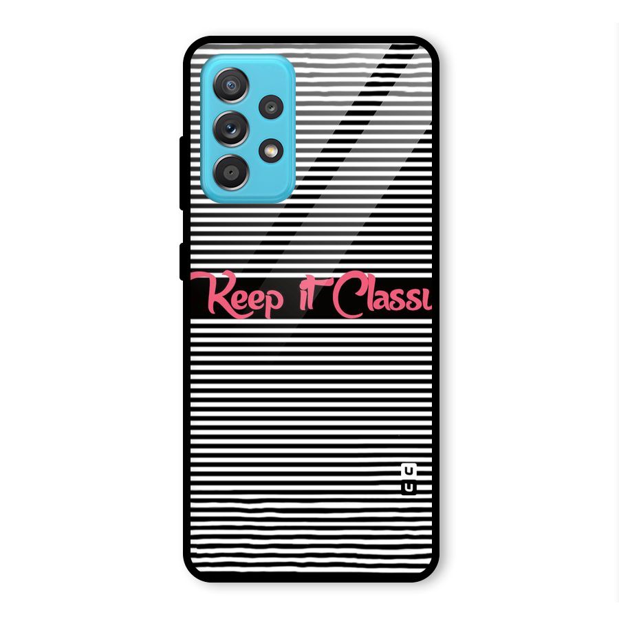 Keep It Classy Glass Back Case for Galaxy A52s 5G