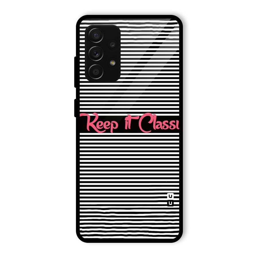 Keep It Classy Glass Back Case for Galaxy A53 5G