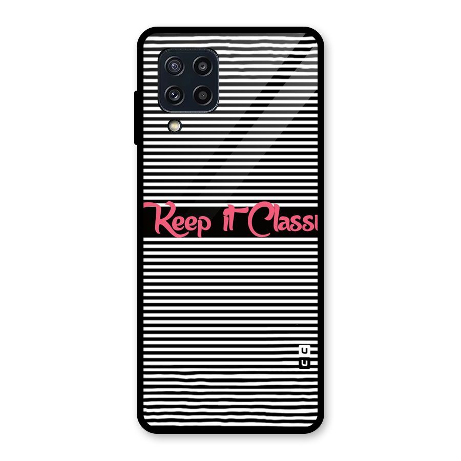 Keep It Classy Glass Back Case for Galaxy M32