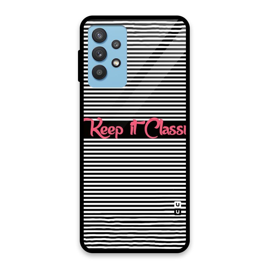 Keep It Classy Glass Back Case for Galaxy M32 5G