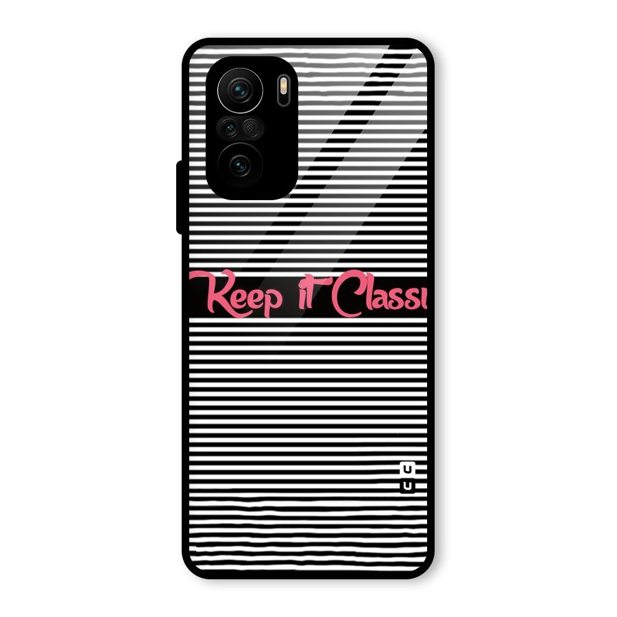 Keep It Classy Glass Back Case for Mi 11x