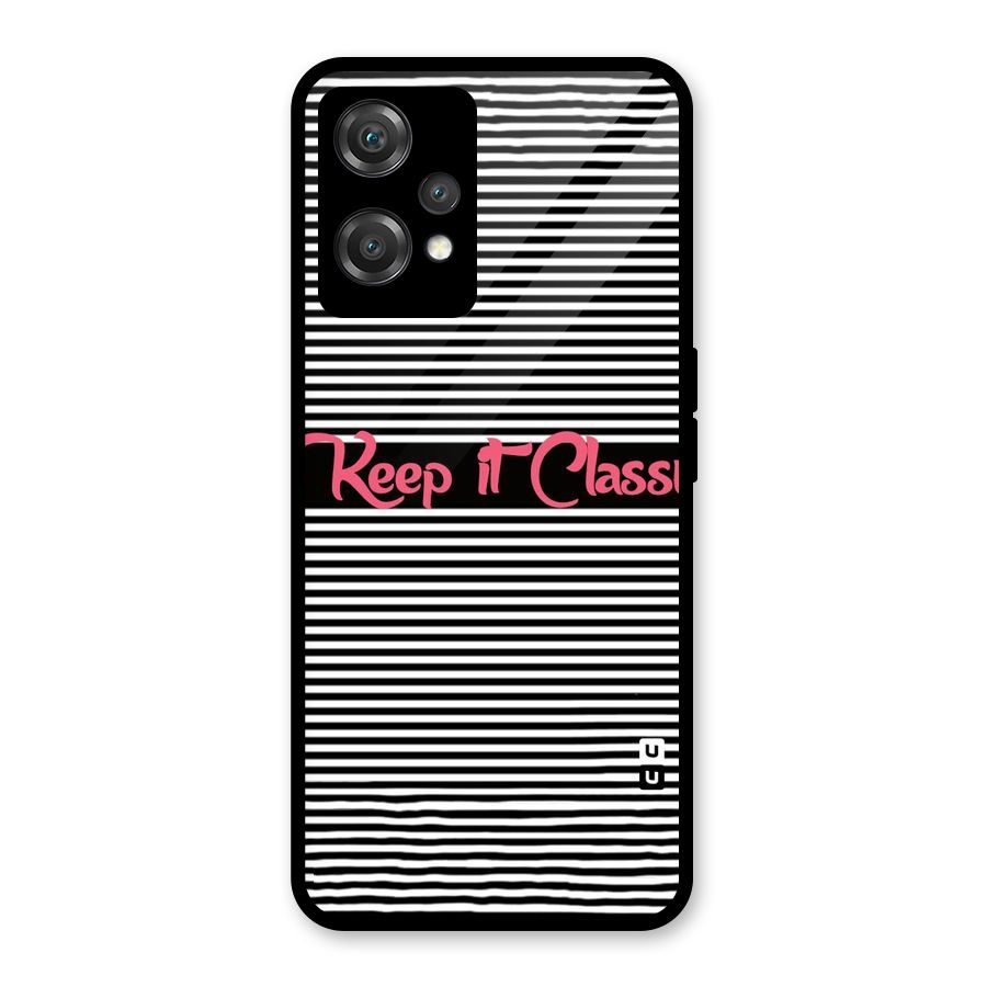 Keep It Classy Glass Back Case for OnePlus Nord CE 2 Lite 5G