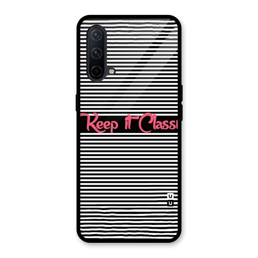 Keep It Classy Glass Back Case for OnePlus Nord CE 5G