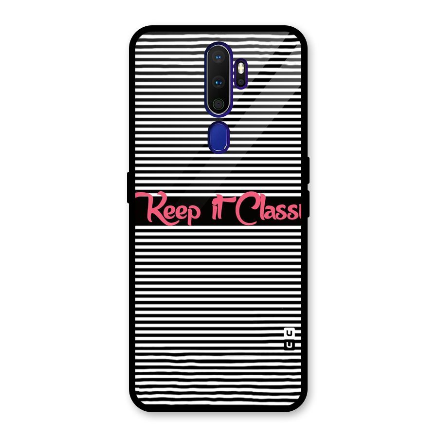 Keep It Classy Glass Back Case for Oppo A9 (2020)
