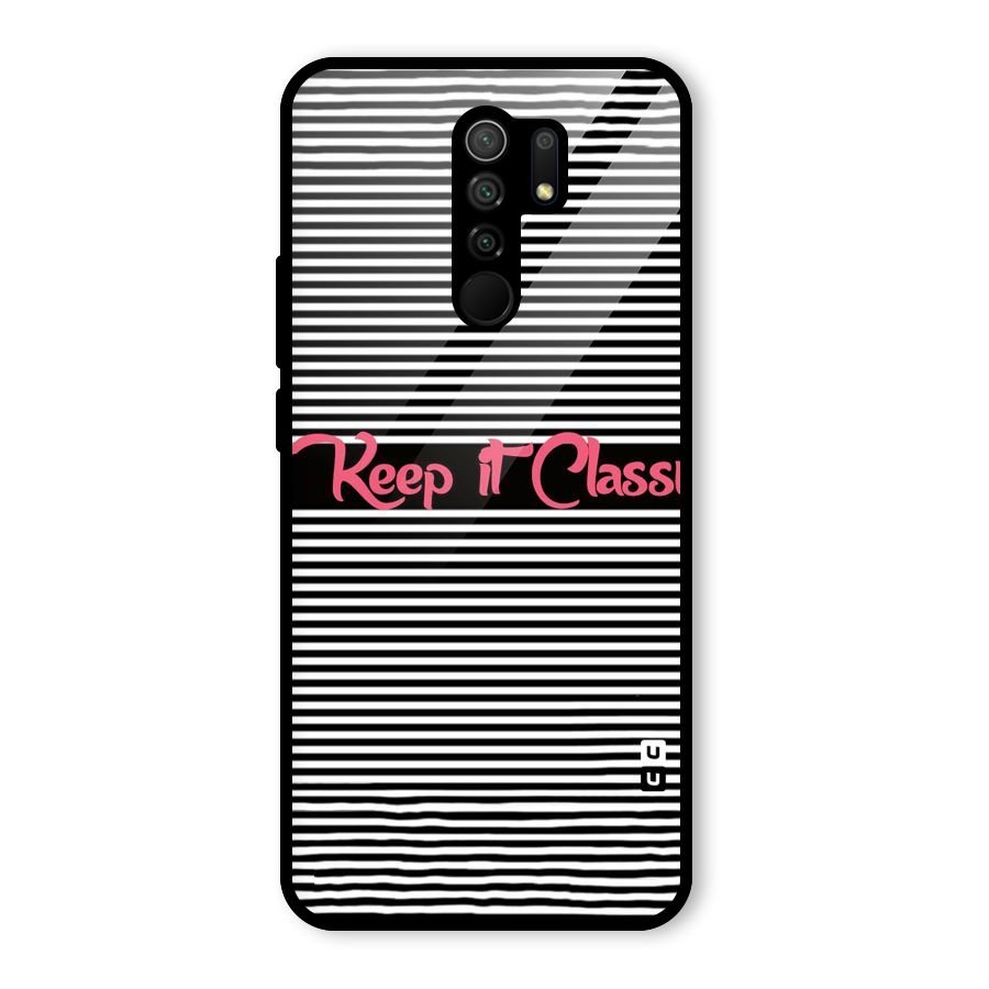 Keep It Classy Glass Back Case for Poco M2