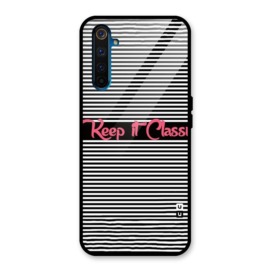 Keep It Classy Glass Back Case for Realme 6 Pro