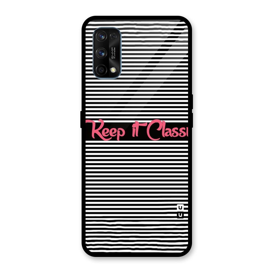 Keep It Classy Glass Back Case for Realme 7 Pro