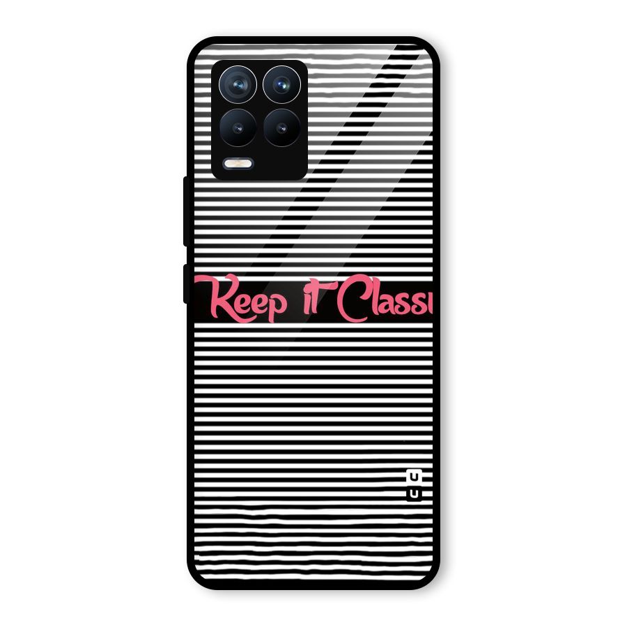 Keep It Classy Glass Back Case for Realme 8 Pro