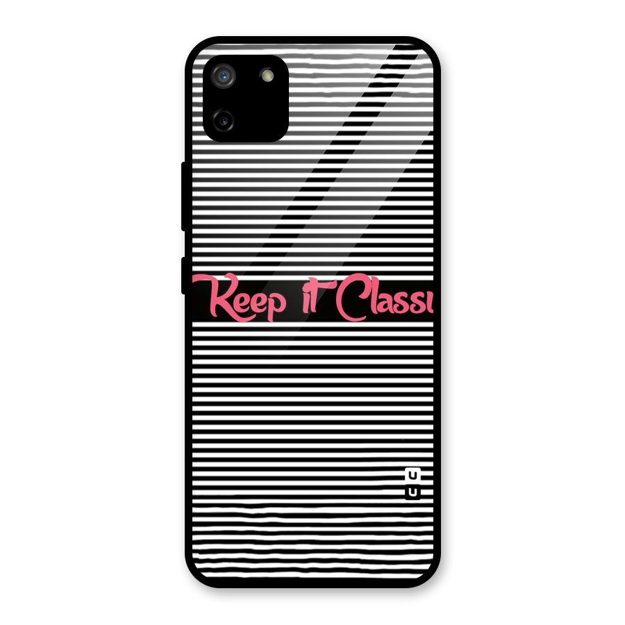 Keep It Classy Glass Back Case for Realme C11