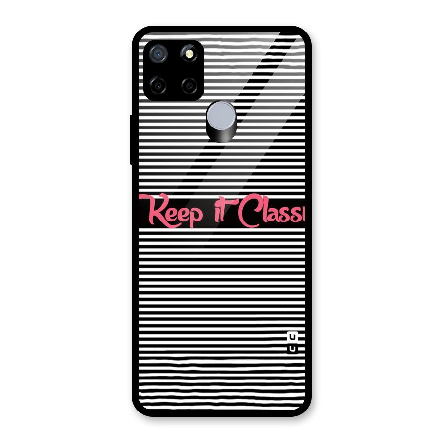 Keep It Classy Glass Back Case for Realme C12