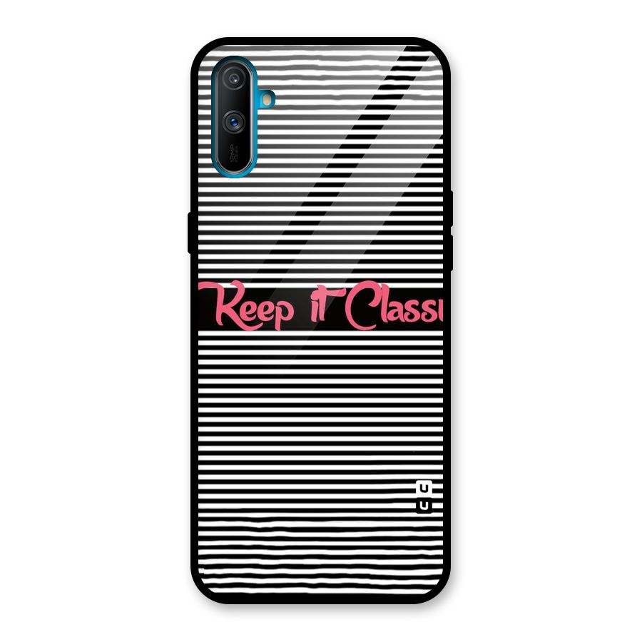 Keep It Classy Glass Back Case for Realme C3