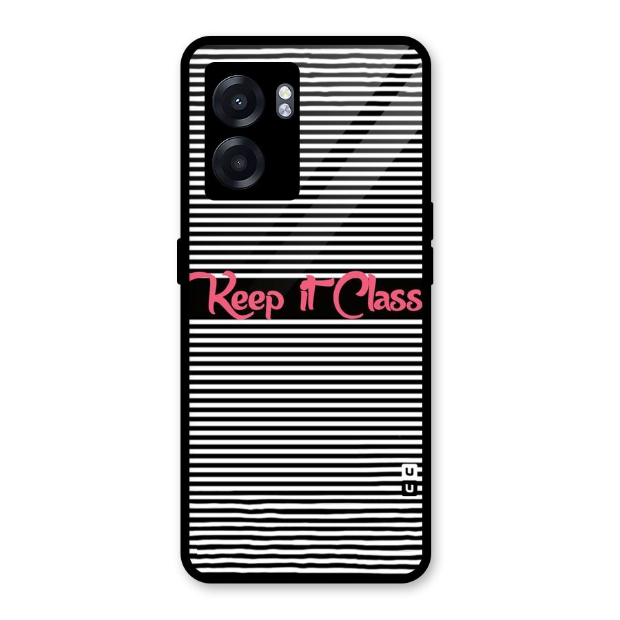 Keep It Classy Glass Back Case for Realme Narzo 50 5G