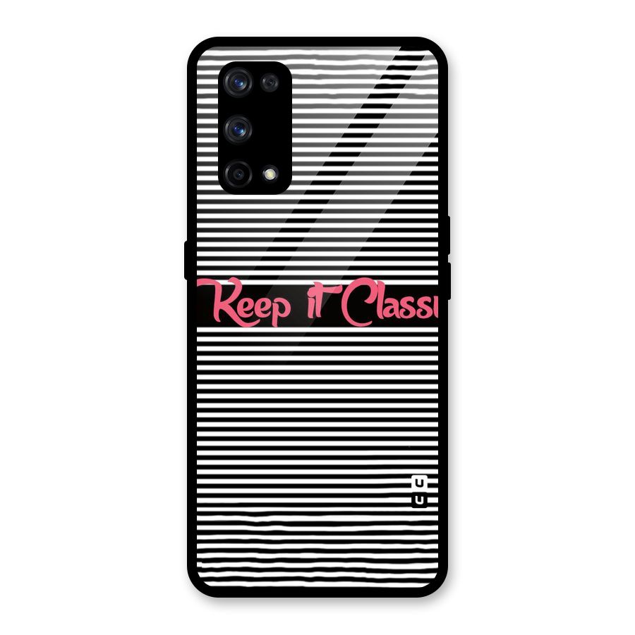 Keep It Classy Glass Back Case for Realme X7 Pro
