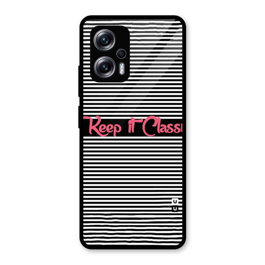 Keep It Classy Glass Back Case for Redmi K50i