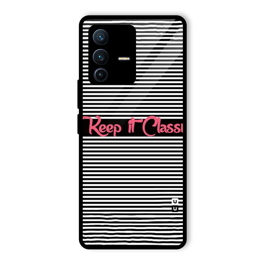 Keep It Classy Glass Back Case for Vivo V23 Pro