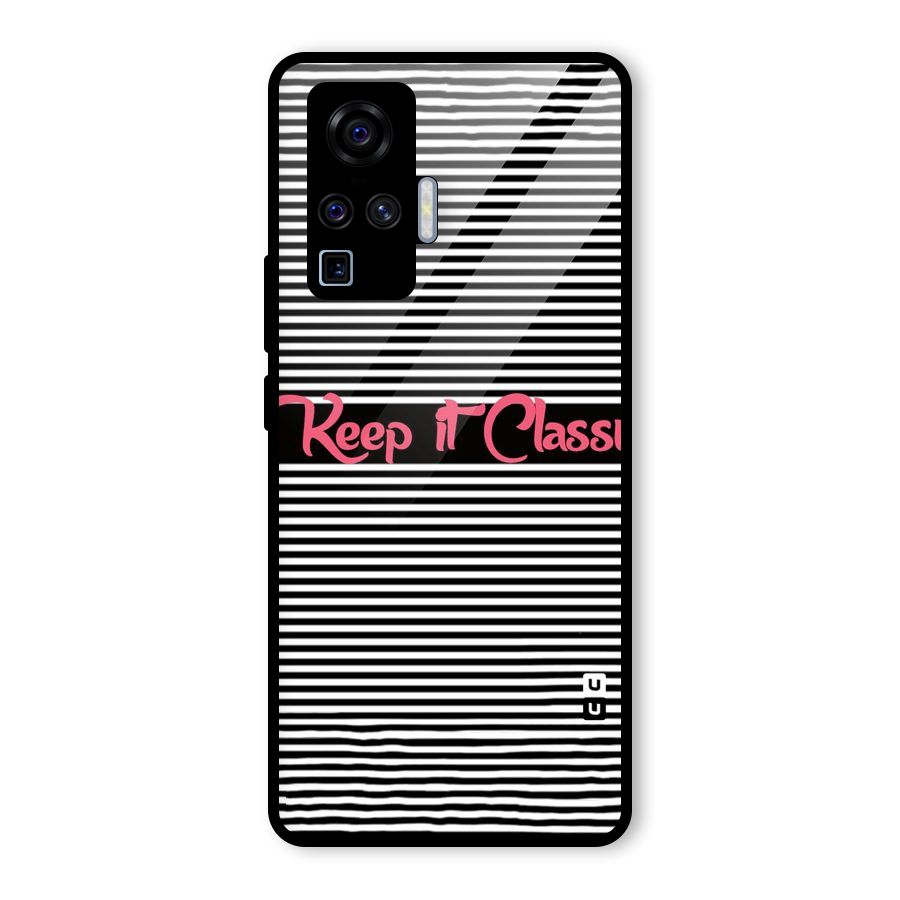 Keep It Classy Glass Back Case for Vivo X50 Pro