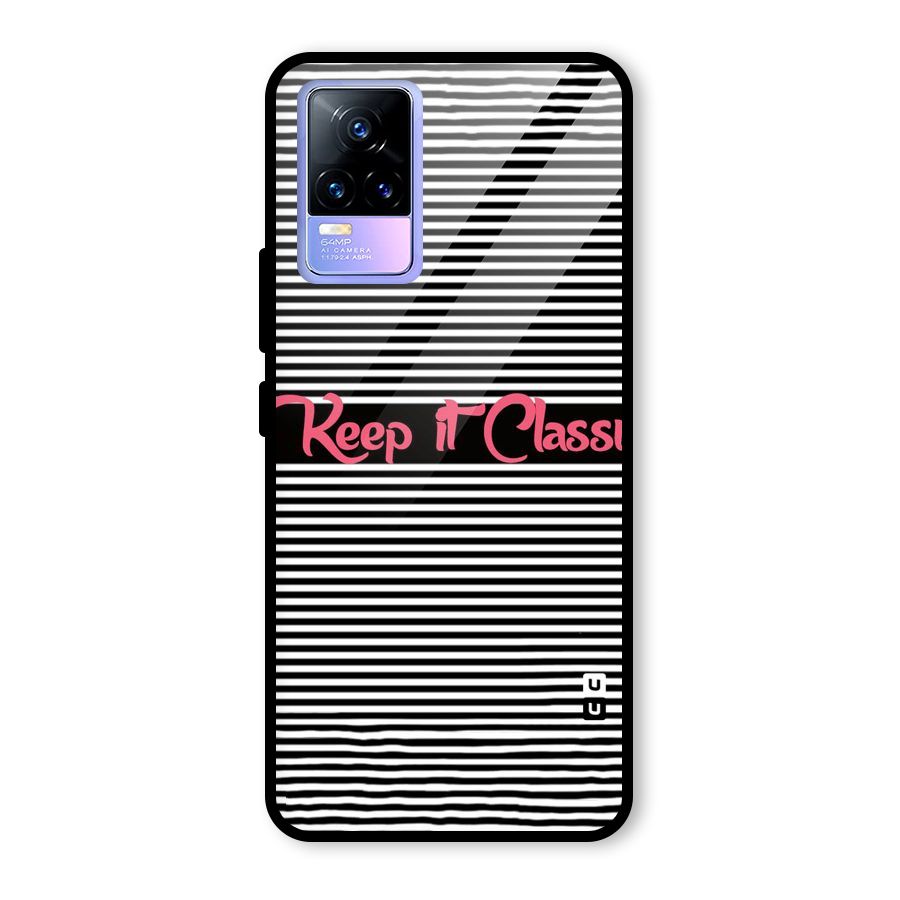 Keep It Classy Glass Back Case for Vivo Y73