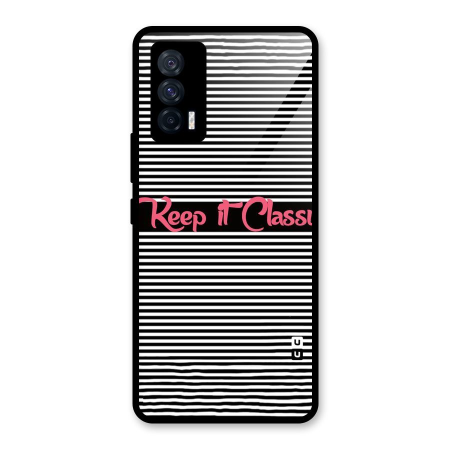 Keep It Classy Glass Back Case for Vivo iQOO 7 5G
