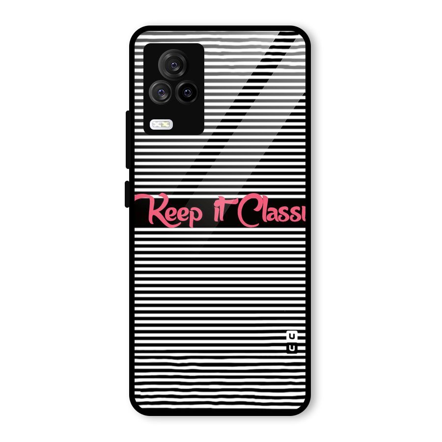 Keep It Classy Glass Back Case for Vivo iQOO 7 Legend 5G