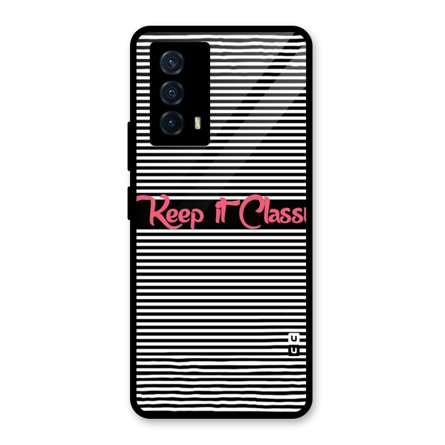 Keep It Classy Glass Back Case for Vivo iQOO Z5