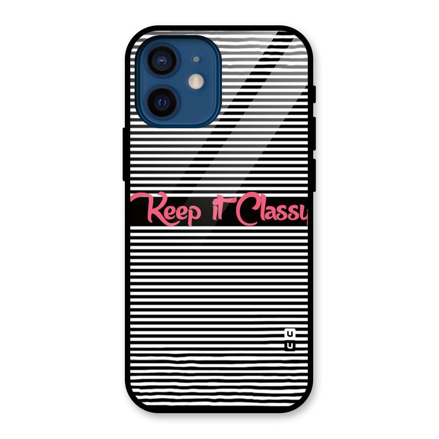 Keep It Classy Glass Back Case for iPhone 12 Mini