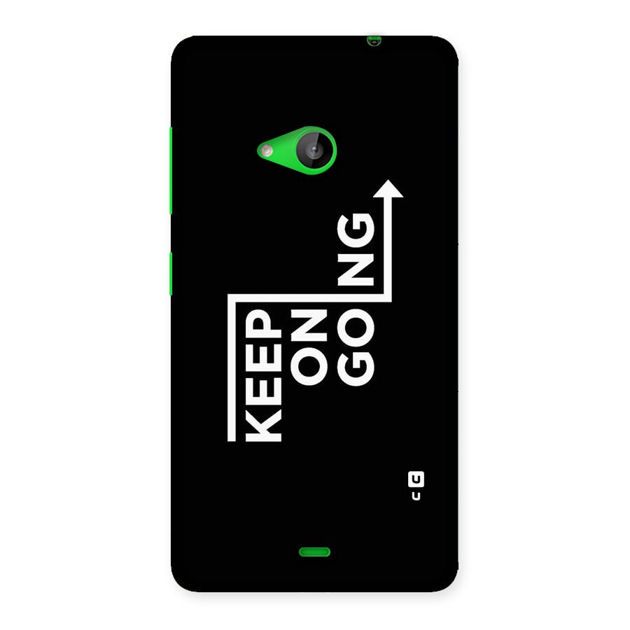 Keep On Going Back Case for Lumia 535