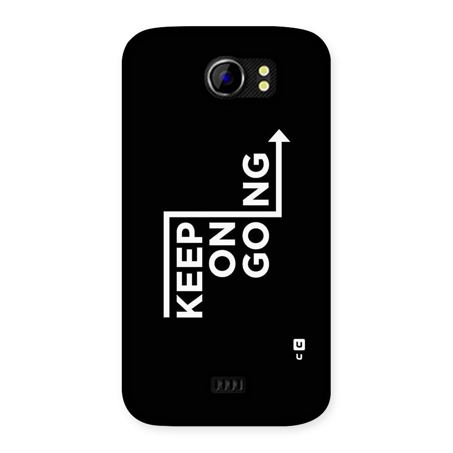 Keep On Going Back Case for Micromax Canvas 2 A110