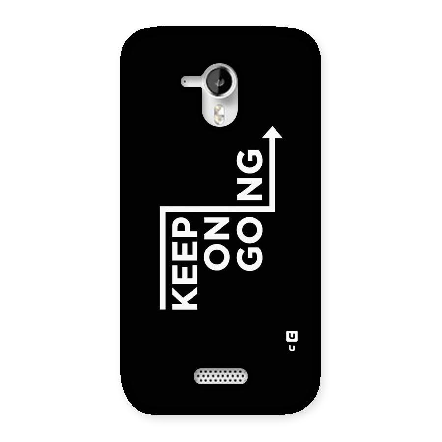 Keep On Going Back Case for Micromax Canvas HD A116