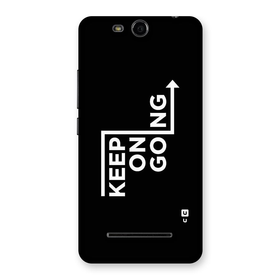 Keep On Going Back Case for Micromax Canvas Juice 3 Q392
