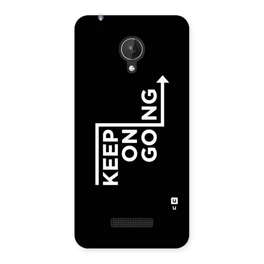 Keep On Going Back Case for Micromax Canvas Spark Q380