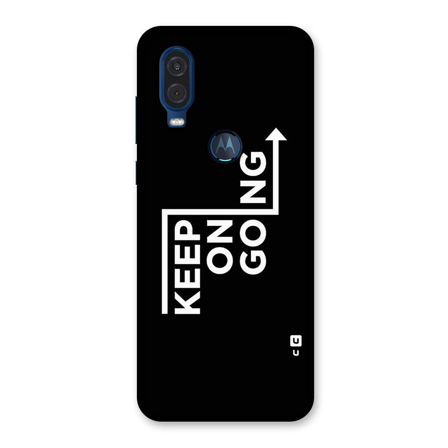 Keep On Going Back Case for Motorola One Vision