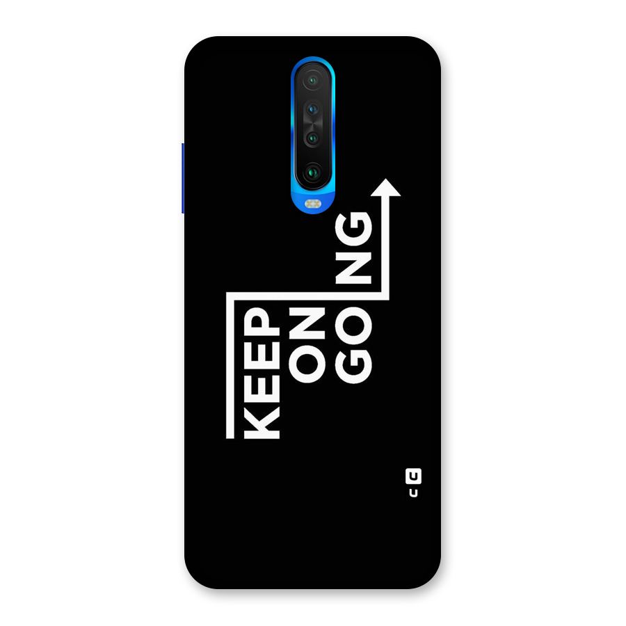 Keep On Going Back Case for Poco X2