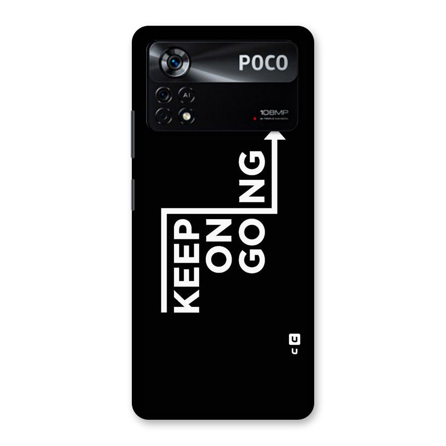 Keep On Going Back Case for Poco X4 Pro 5G