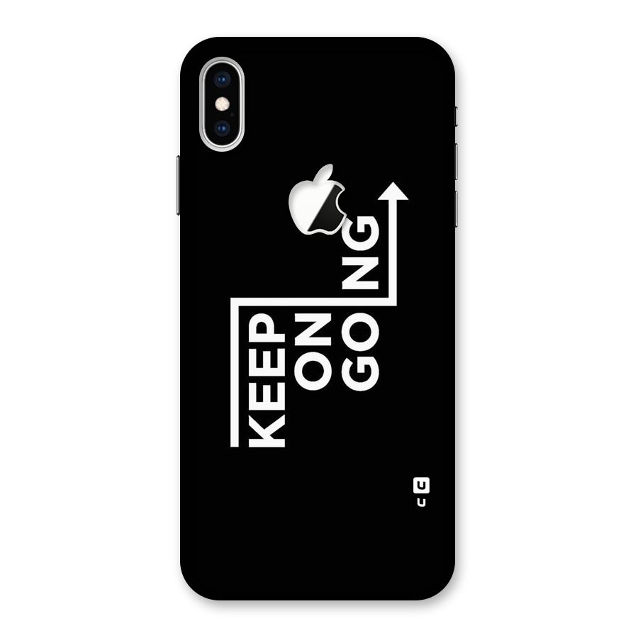 Keep On Going Back Case for iPhone XS Max Apple Cut