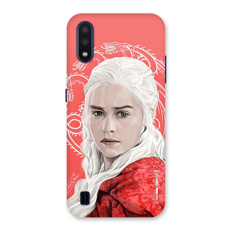 Khaleesi The Living Dragon Back Case for Galaxy M01