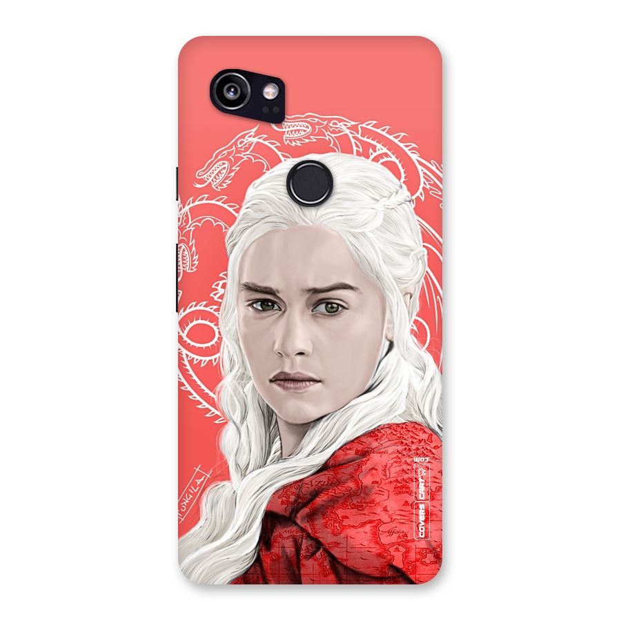Khaleesi The Living Dragon Back Case for Google Pixel 2 XL