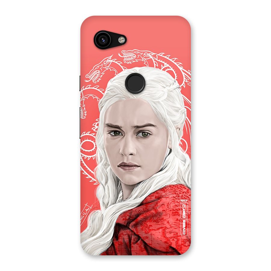 Khaleesi The Living Dragon Back Case for Google Pixel 3a