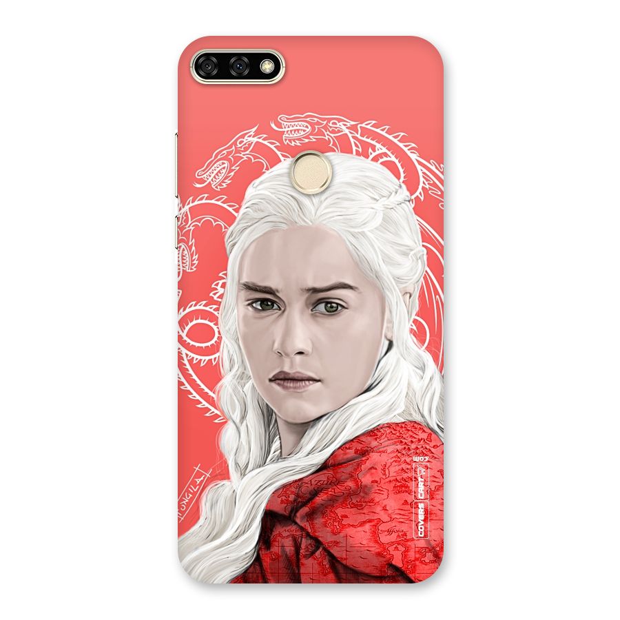 Khaleesi The Living Dragon Back Case for Honor 7A