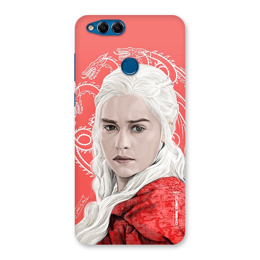 Khaleesi The Living Dragon Back Case for Honor 7X