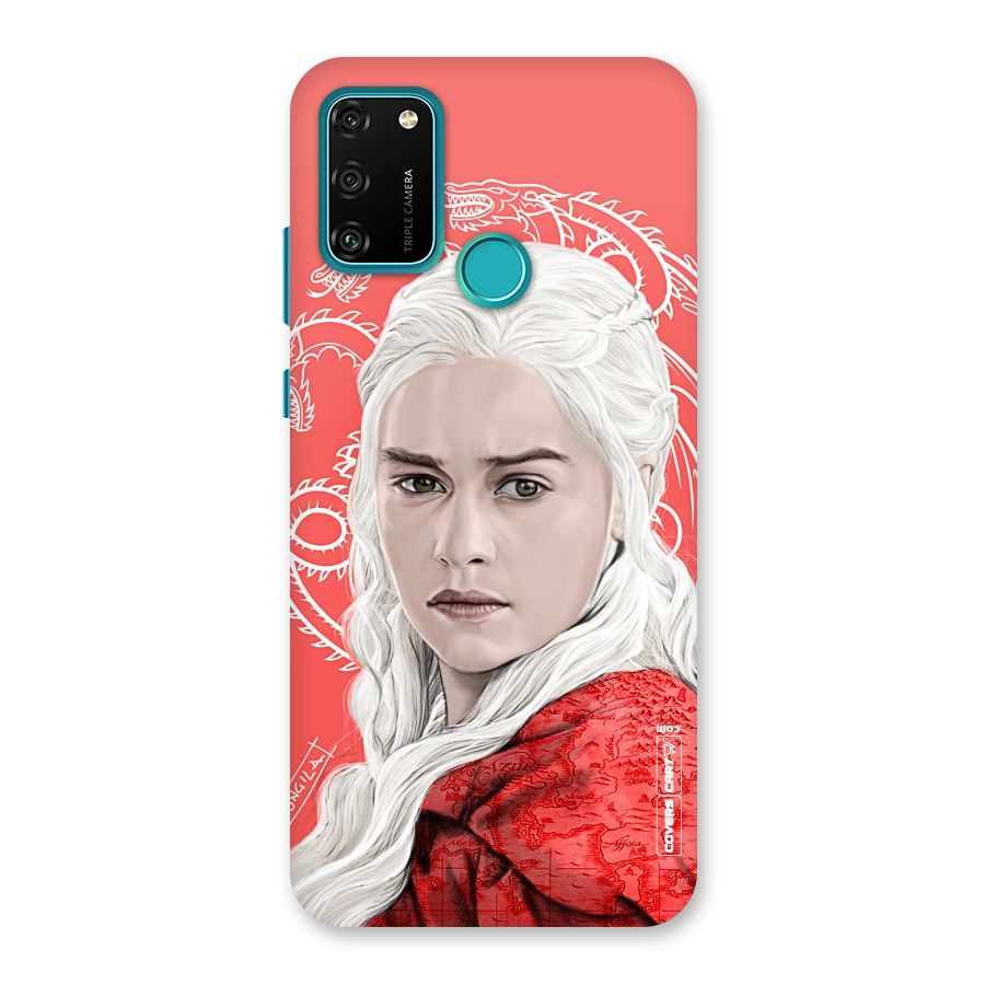Khaleesi The Living Dragon Back Case for Honor 9A