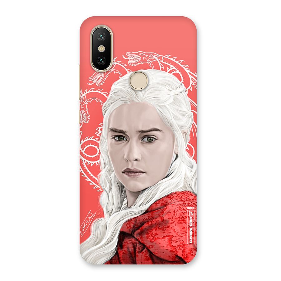 Khaleesi The Living Dragon Back Case for Mi A2