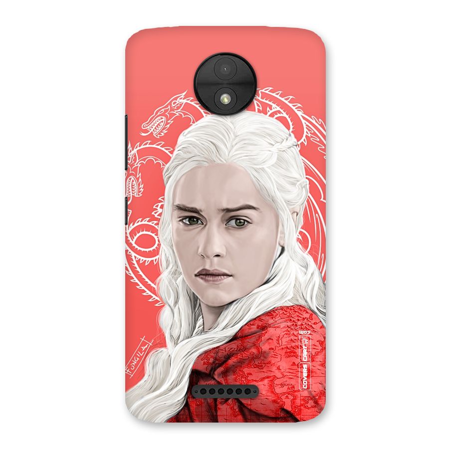 Khaleesi The Living Dragon Back Case for Moto C