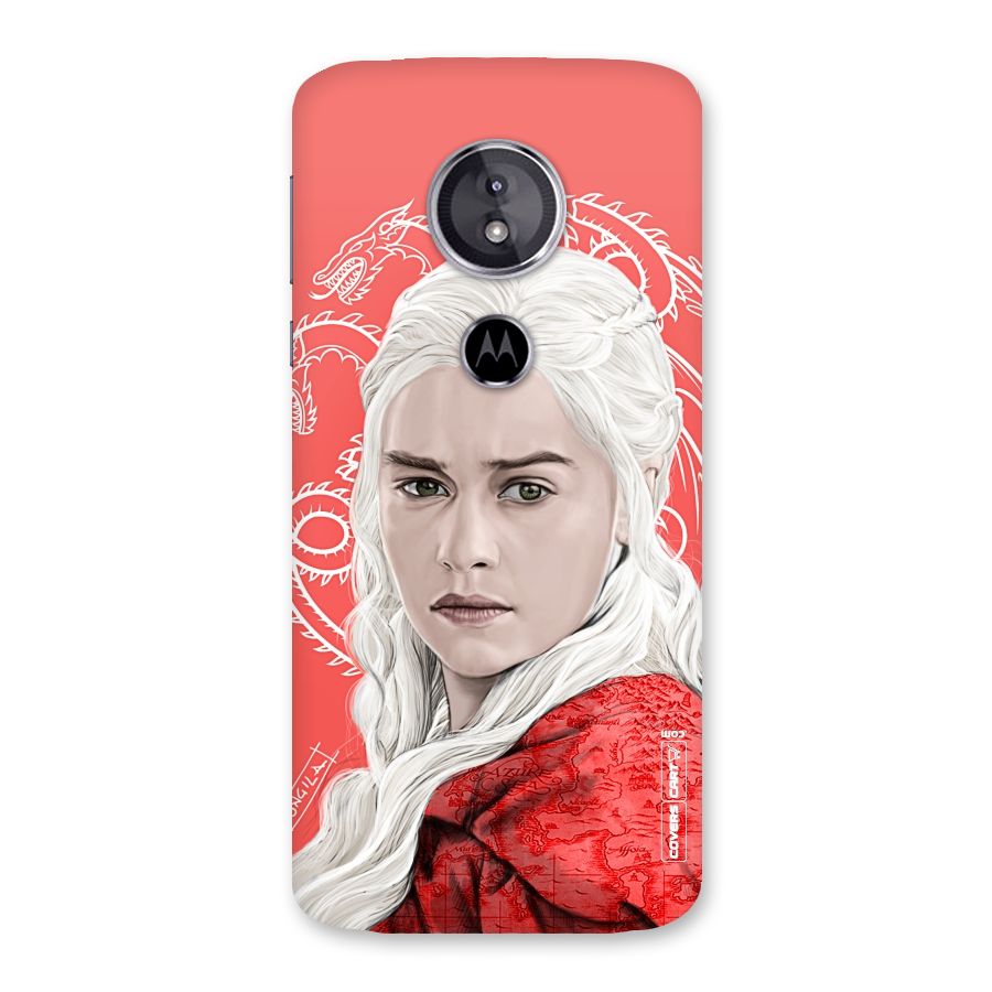 Khaleesi The Living Dragon Back Case for Moto E5