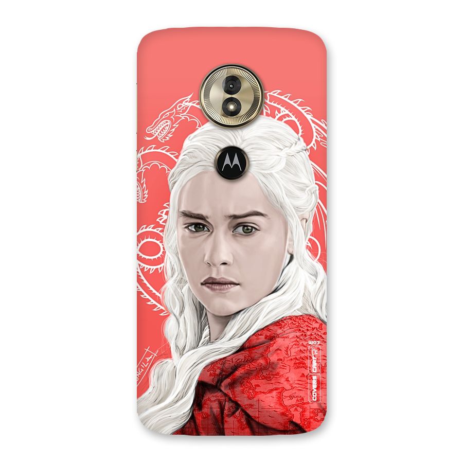 Khaleesi The Living Dragon Back Case for Moto G6 Play