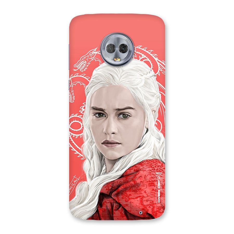 Khaleesi The Living Dragon Back Case for Moto G6 Plus